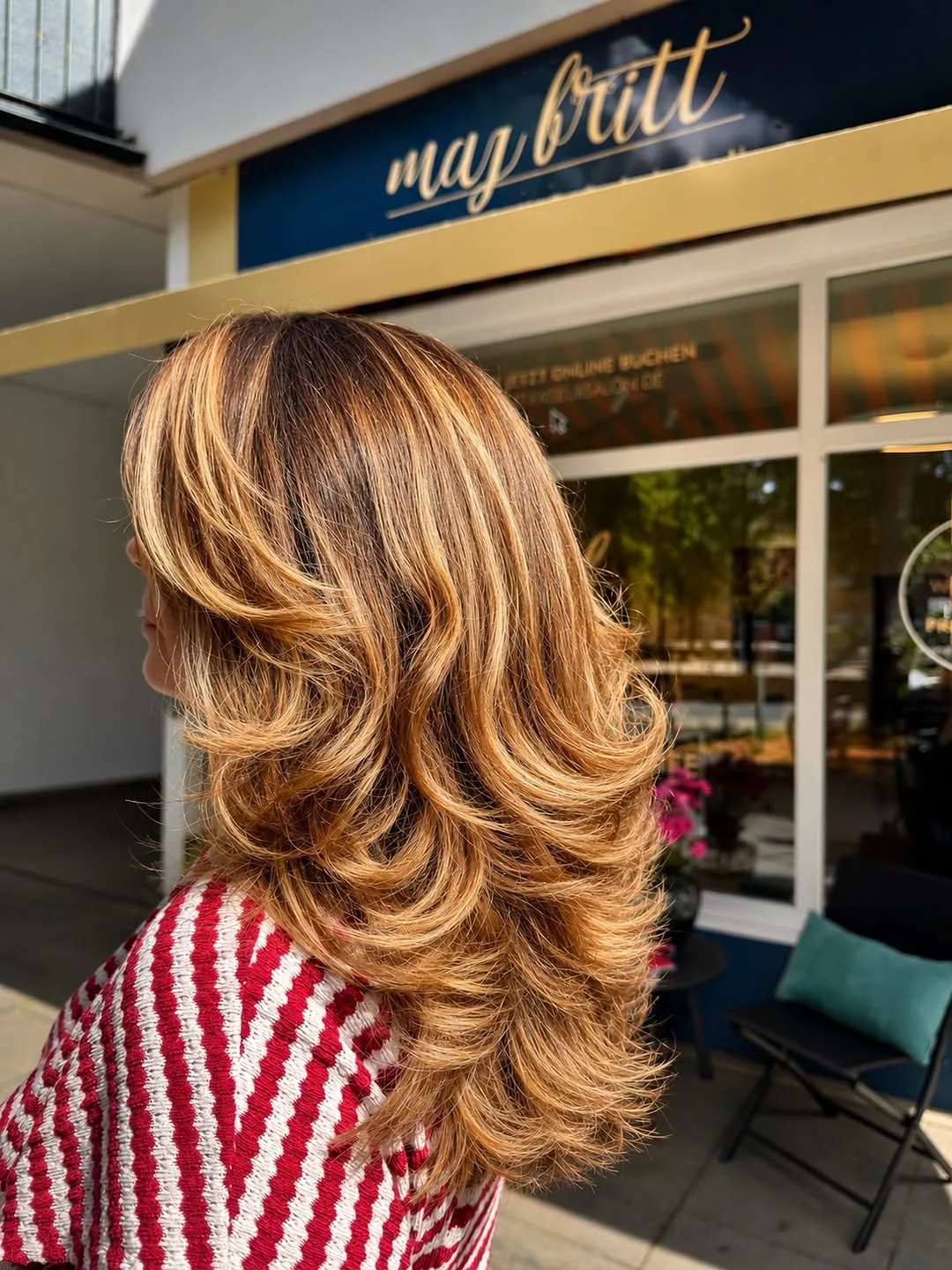 Das Schaufenster des Salons an der Stader Straße